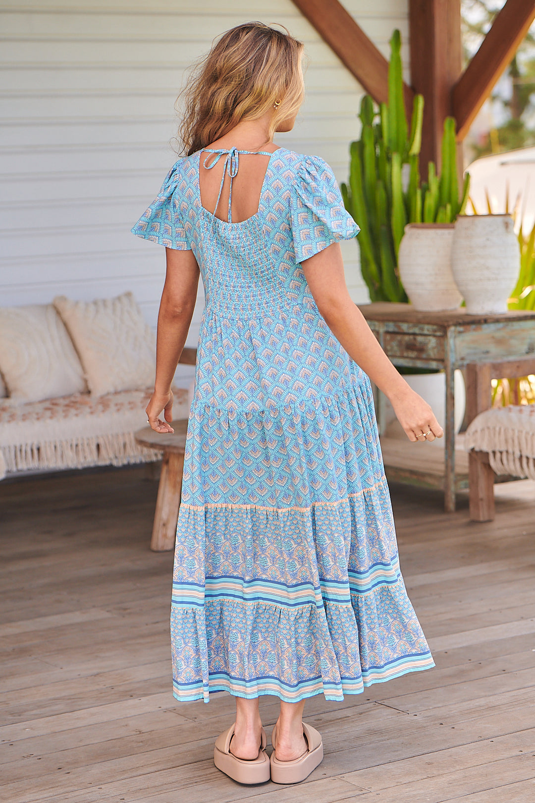Sea Eden Print Isabella Maxi