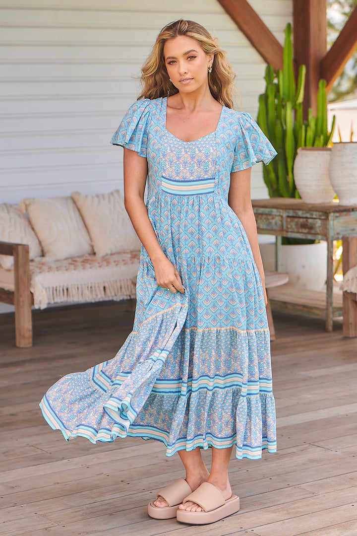 Sea Eden Print Isabella Maxi