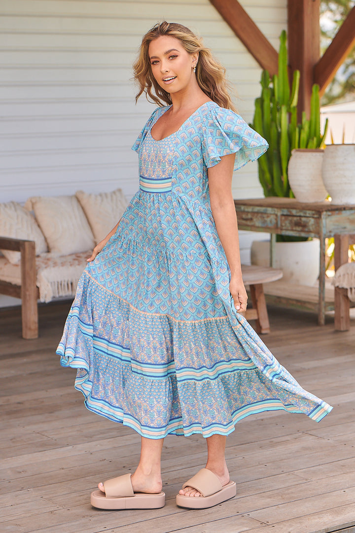 Sea Eden Print Isabella Maxi