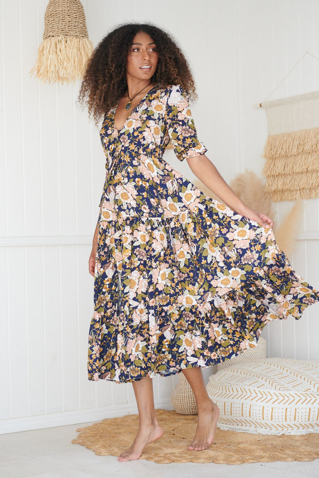 Jaase Rosetta Print Tessa Maxi
