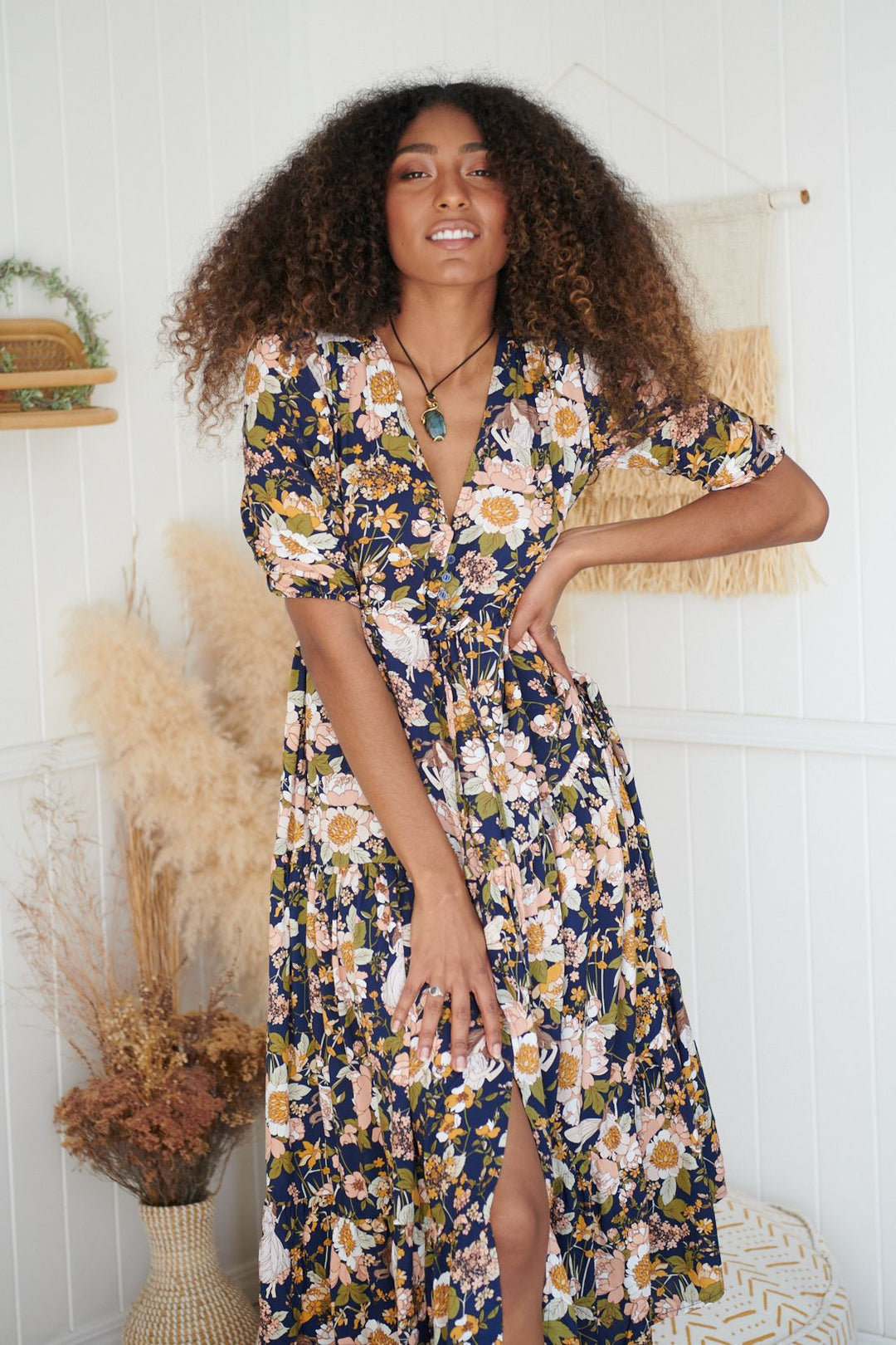Jaase Rosetta Print Tessa Maxi