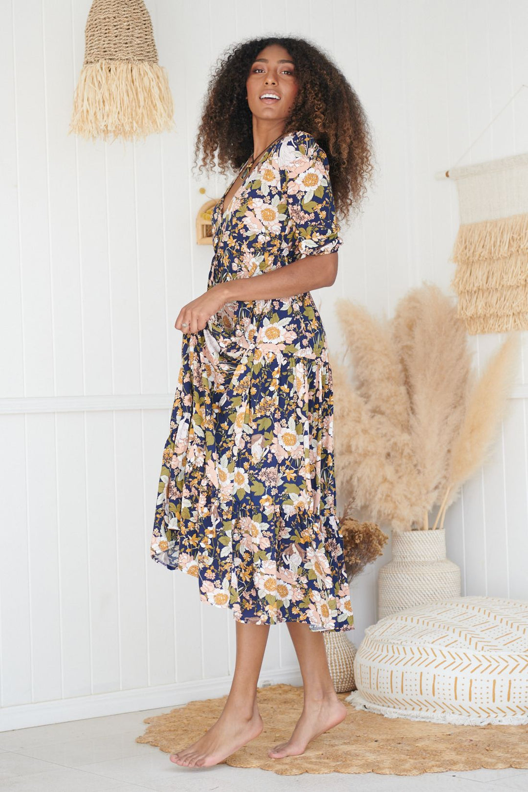 Jaase Rosetta Print Tessa Maxi